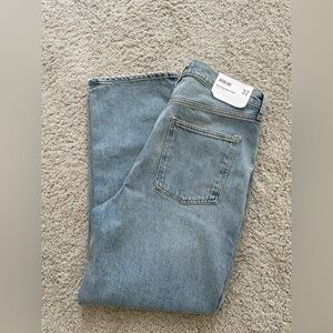 Agolde 90’s Pinch Waist Crop High Rise Straight Leg Jeans Size 32 Anthropologie